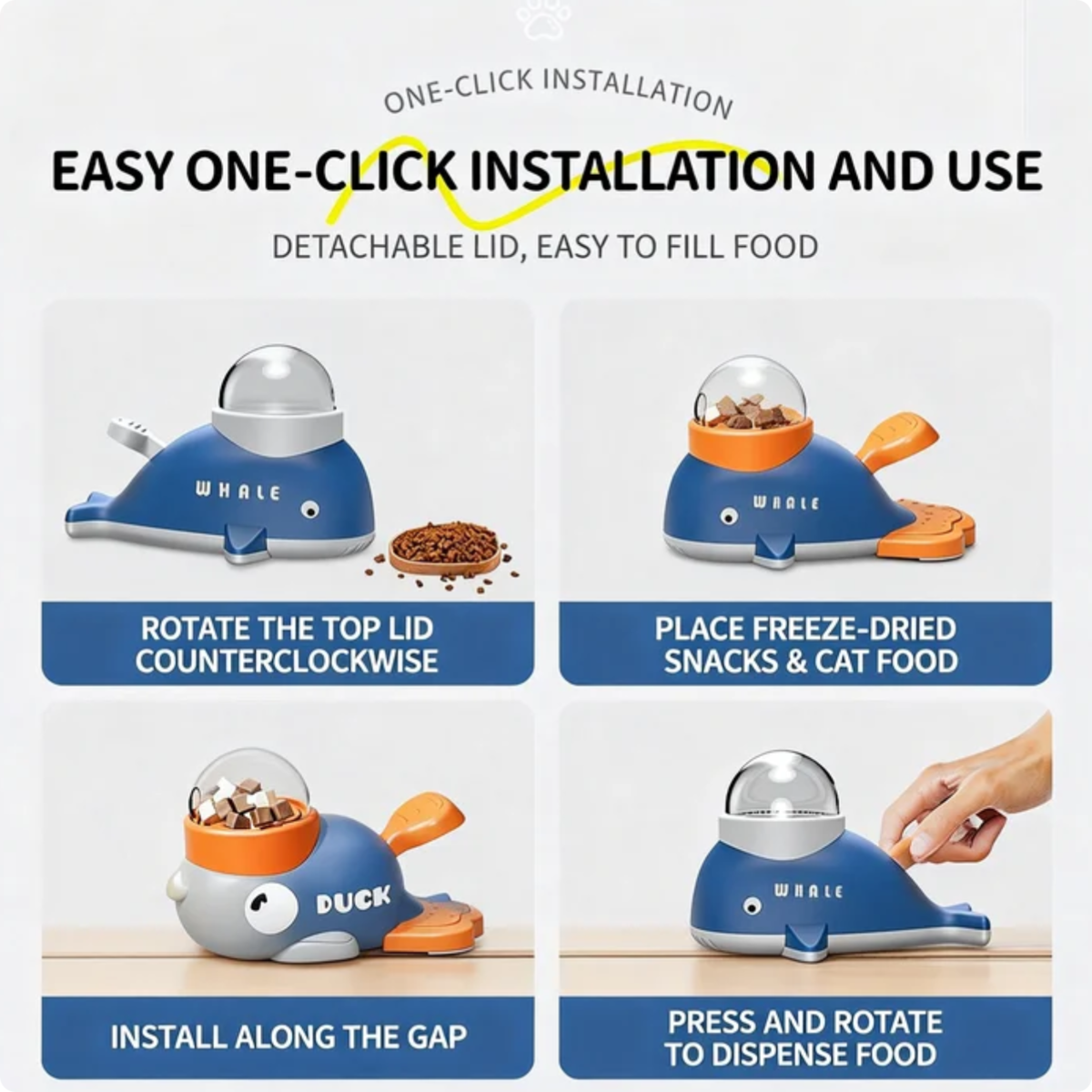 Smart Treat Launcher with Camera